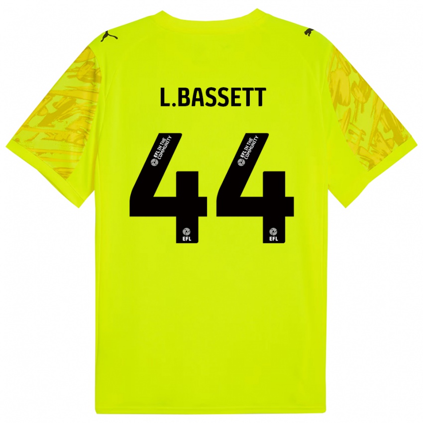 נשים Louis Bassett #44 ירוק פלורסנט שחור חולצת שוער 2025/26 חולצה קצרה