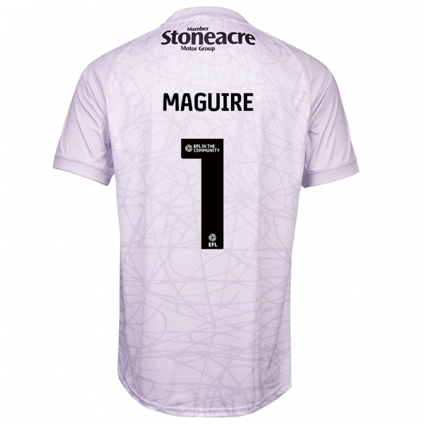 נשים Imogen Maguire #1 אפור בהיר שחור חולצת שוער 2025/26 חולצה קצרה