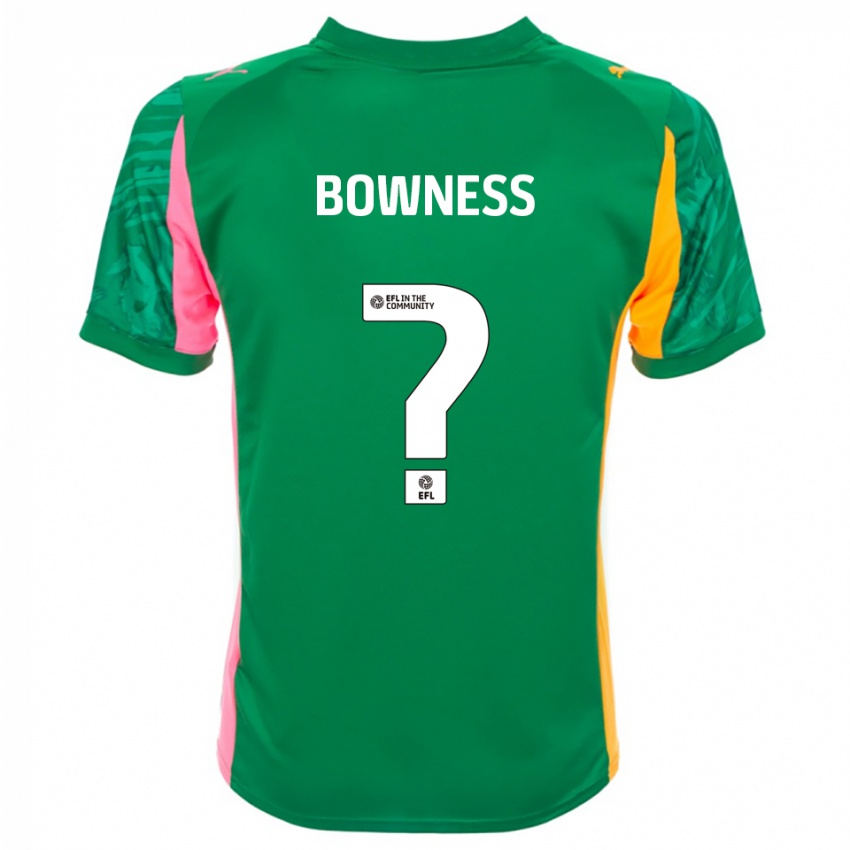 נשים Faye Bowness #0 ירוק ורוד לבן חולצת שוער 2025/26 חולצה קצרה