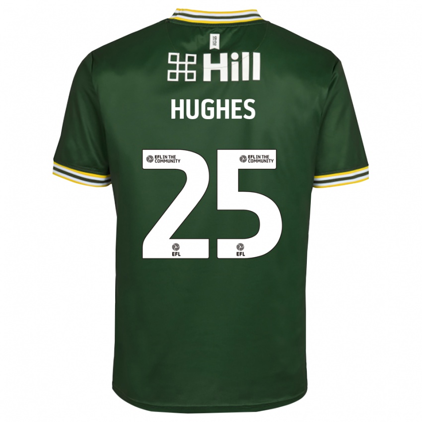 נשים בן יוז #25 לבן ירוק כהה חולצת שוער 2025/26 חולצה קצרה