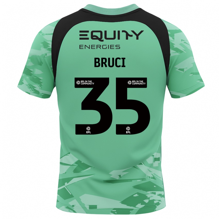 נשים Izabella Bruci #35 אפור ירוק בהיר חולצת שוער 2025/26 חולצה קצרה