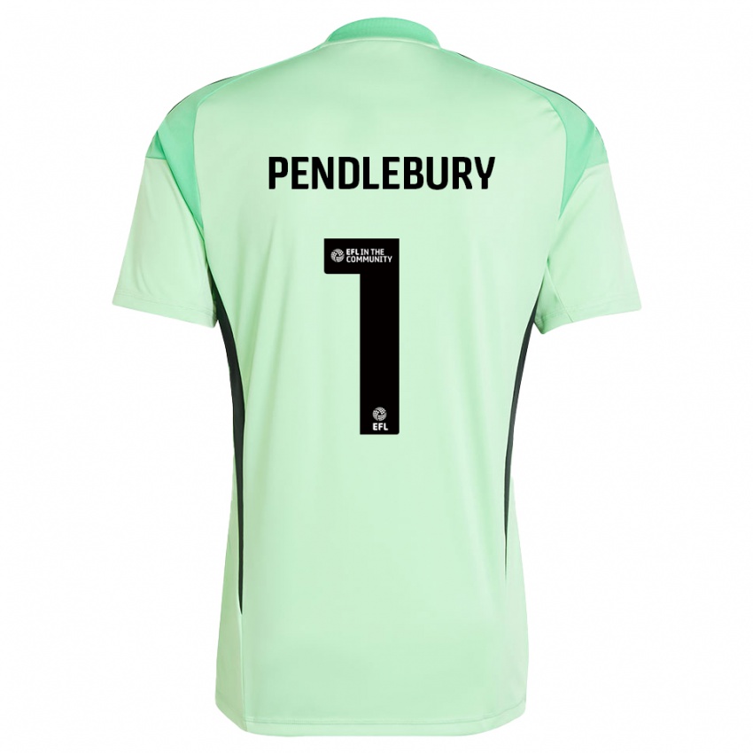 נשים Izzy Pendlebury #1 שחור ירוק בהיר חולצת שוער 2025/26 חולצה קצרה