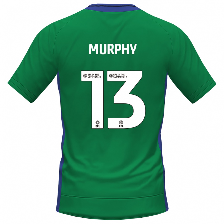 נשים Joe Murphy #13 כחול ירוק חולצת שוער 2025/26 חולצה קצרה