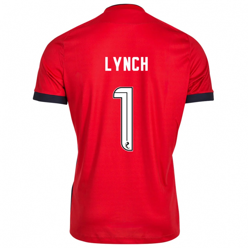 נשים רוריד לינץ' #1 לבן אדום חולצת שוער 2025/26 חולצה קצרה