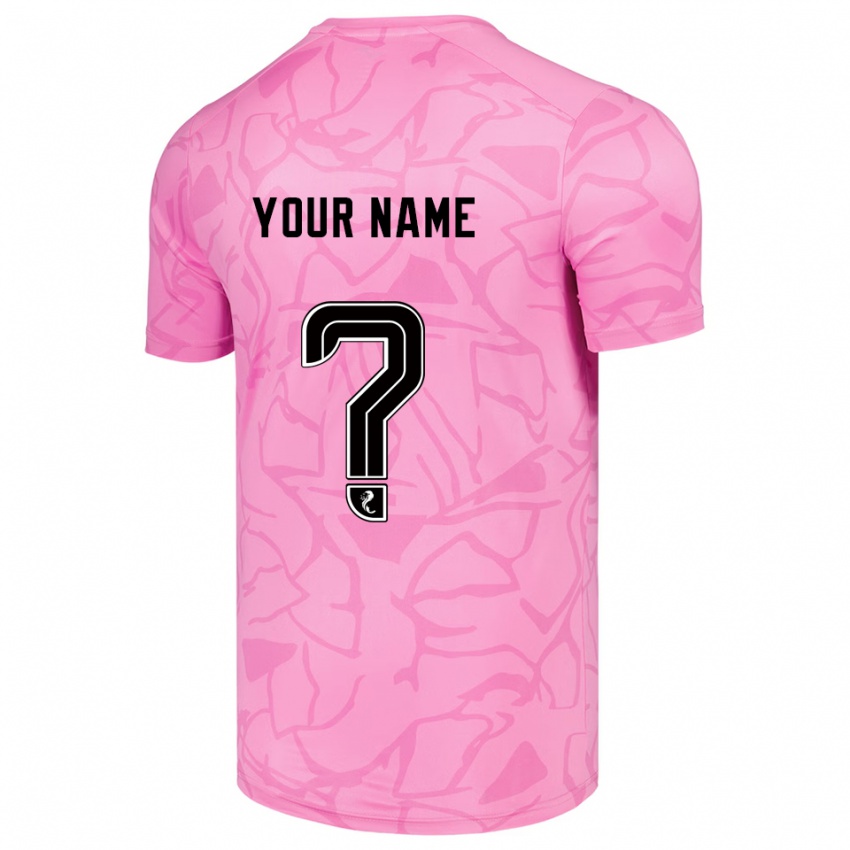 נשים היברניאן שחור ורוד חולצת שוער 2025/26 חולצה קצרה