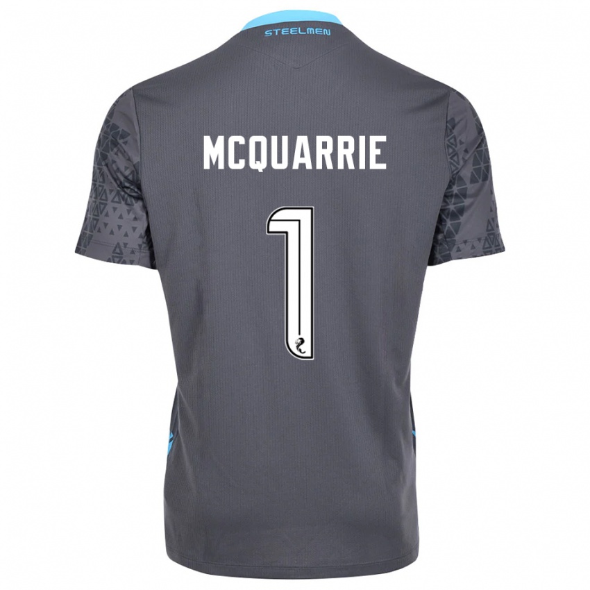 נשים Colbi McQuarrie #1 לבן אפור חולצת שוער 2025/26 חולצה קצרה