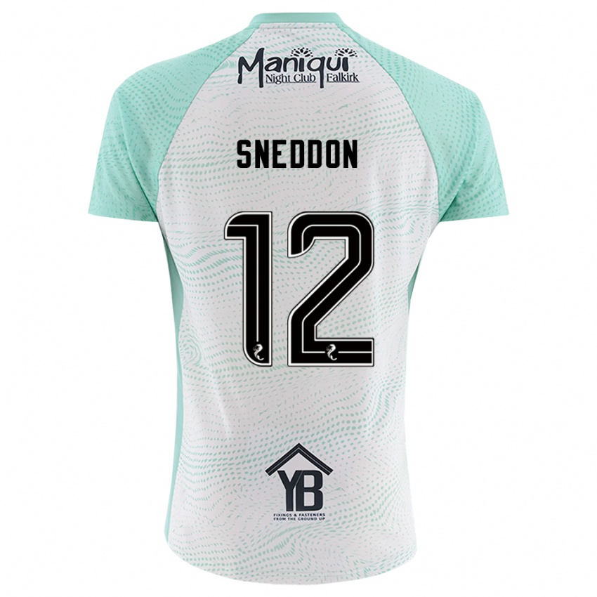 נשים ג'יימי סנדון #12 שחור לבן חולצת שוער 2025/26 חולצה קצרה