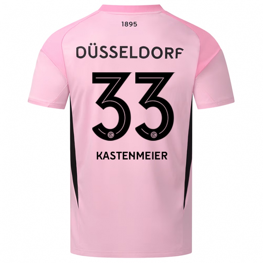 נשים פלוריאן קסטנמייר #33 ורוד שחור חולצת שוער 2025/26 חולצה קצרה