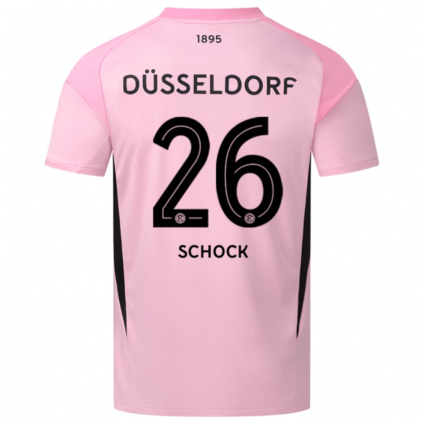 נשים פלוריאן שוק #26 ורוד שחור חולצת שוער 2025/26 חולצה קצרה