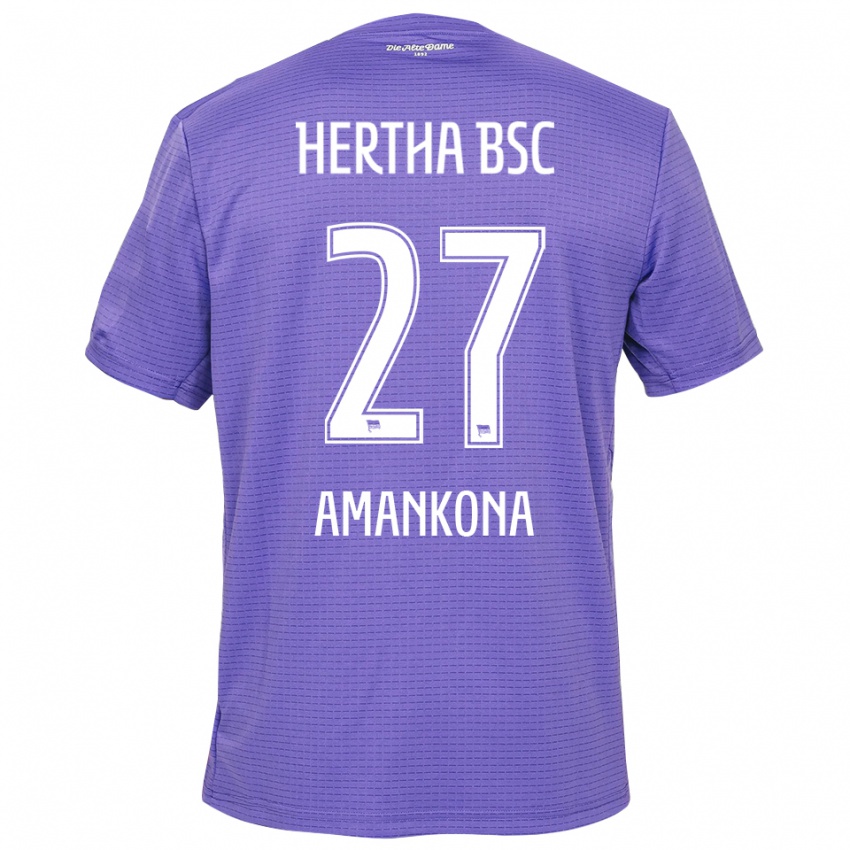 נשים נאש-דניאל אמנקונה #27 סגול לבן חולצת שוער 2025/26 חולצה קצרה