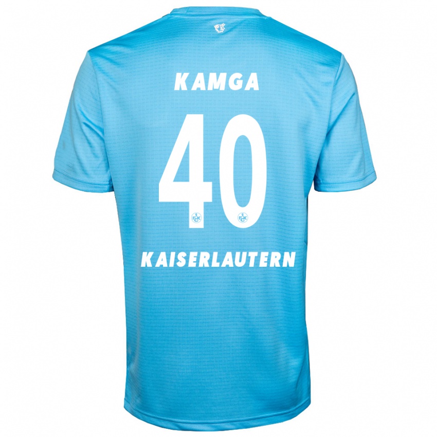 נשים אניס ואוקלן קאמגה #40 תכלת לבן חולצת שוער 2025/26 חולצה קצרה