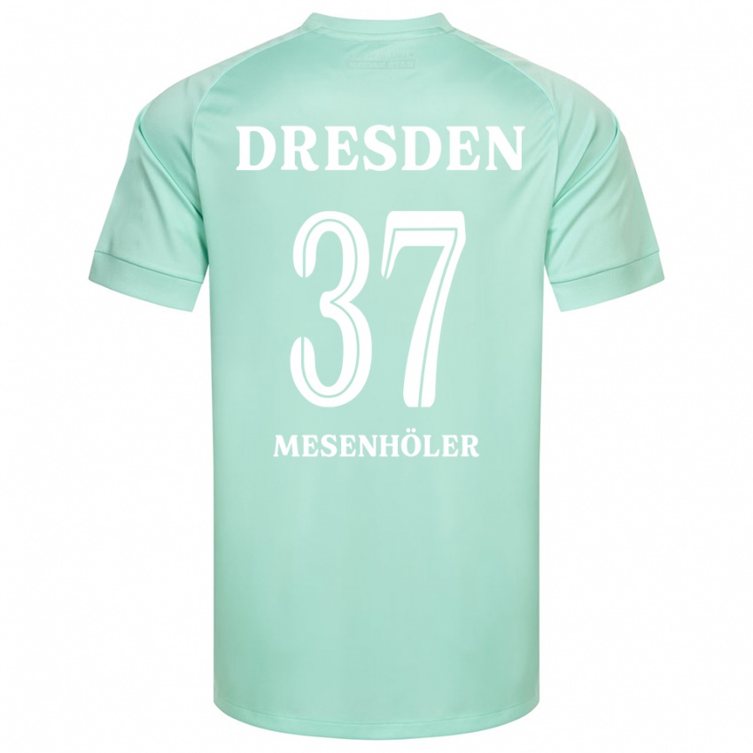 נשים Daniel Mesenhöler #37 ירוק בהיר לבן חולצת שוער 2025/26 חולצה קצרה