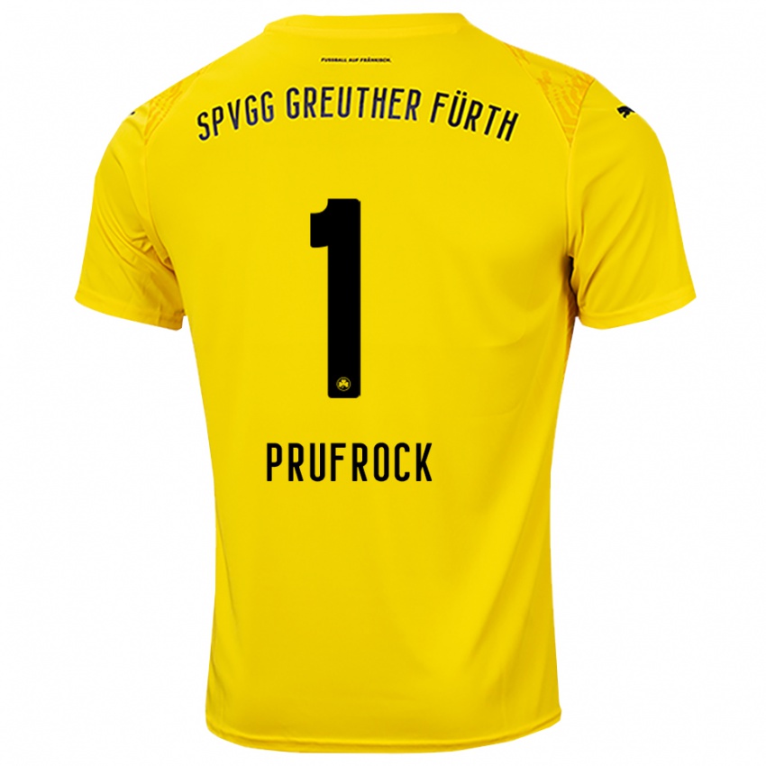 נשים סילאס ג׳ואל פריפרוק #1 צהוב שחור חולצת שוער 2025/26 חולצה קצרה