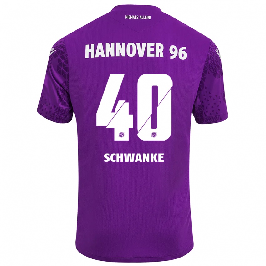 נשים יונס וורנר שוואנקה #40 סגול לבן חולצת שוער 2025/26 חולצה קצרה