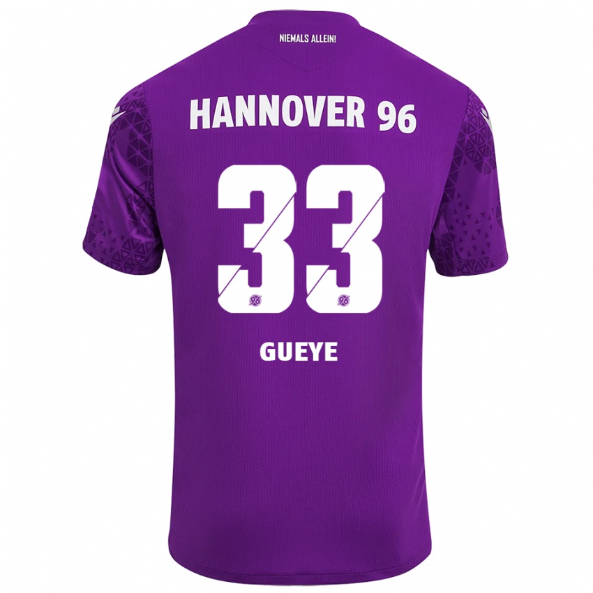 נשים עבדולאייה גווא #33 סגול לבן חולצת שוער 2025/26 חולצה קצרה