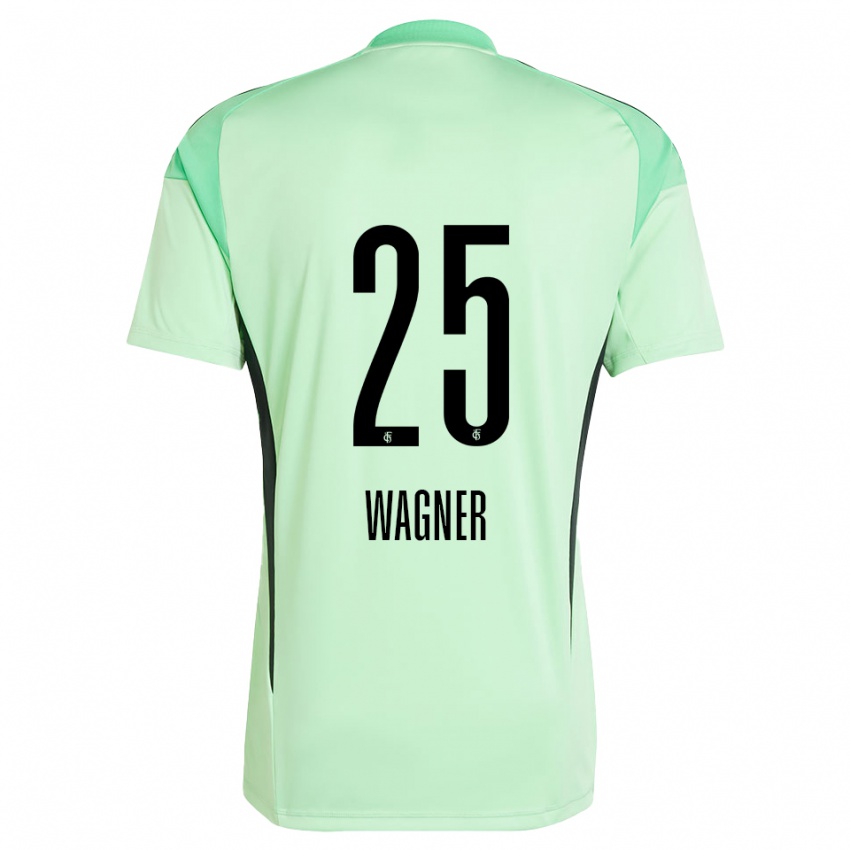 נשים Allison Wagner #25 ירוק בהיר שחור חולצת שוער 2025/26 חולצה קצרה