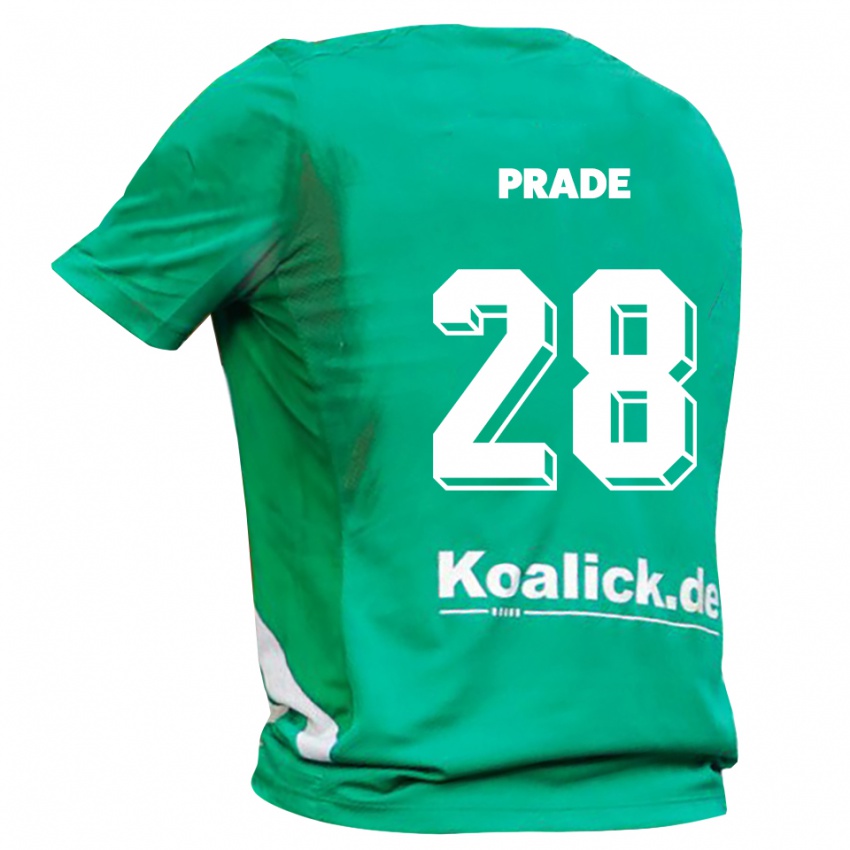 נשים אדריאן פרייד #28 ירוק לבן חולצת שוער 2025/26 חולצה קצרה