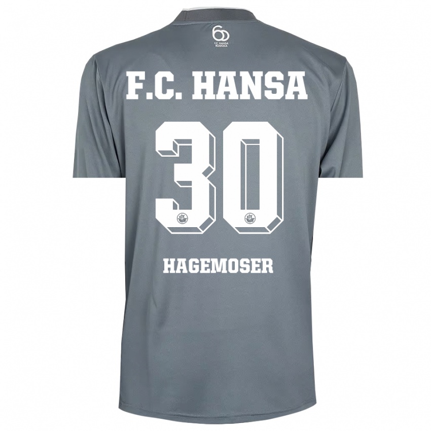 נשים מקס הגמוזר #30 אפור בהיר לבן חולצת שוער 2025/26 חולצה קצרה