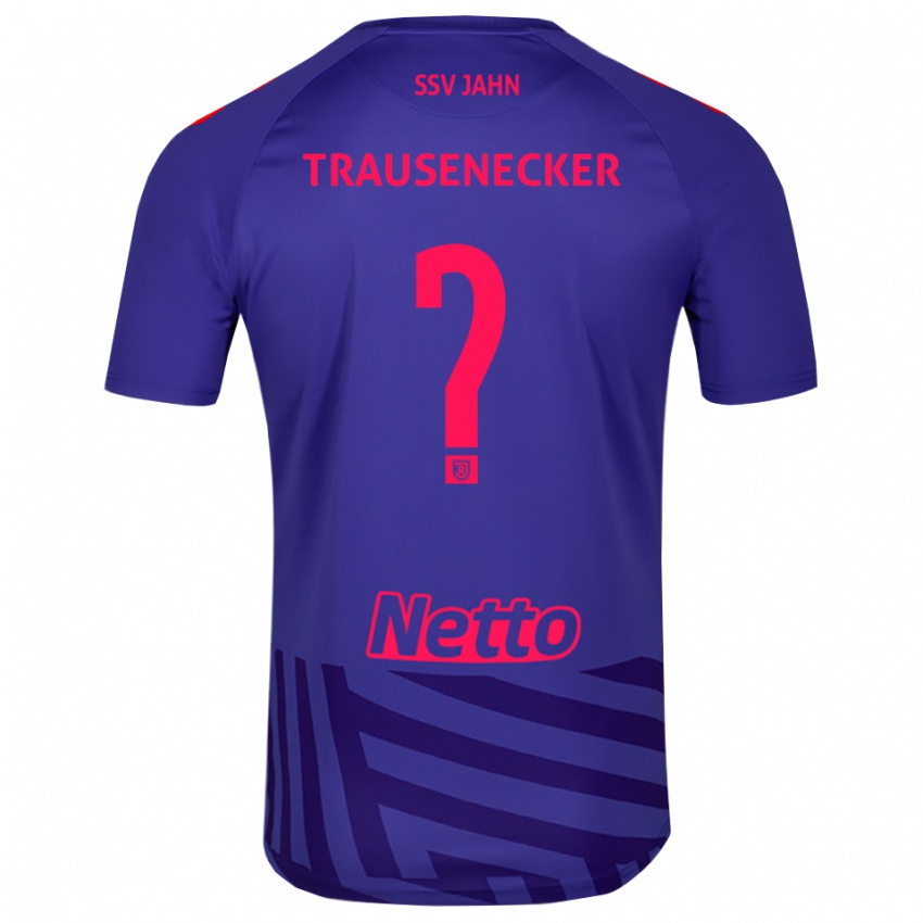 נשים Bastian Trausenecker #0 כחול רויאל אדום חולצת שוער 2025/26 חולצה קצרה