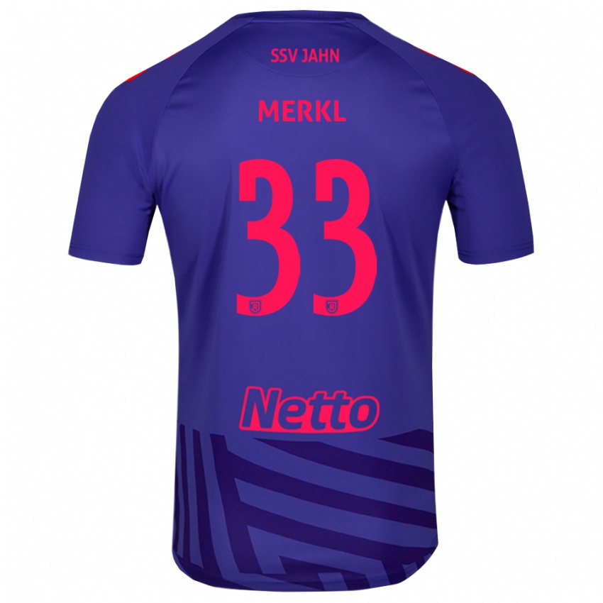 נשים מאוריס מרקל #33 כחול רויאל אדום חולצת שוער 2025/26 חולצה קצרה