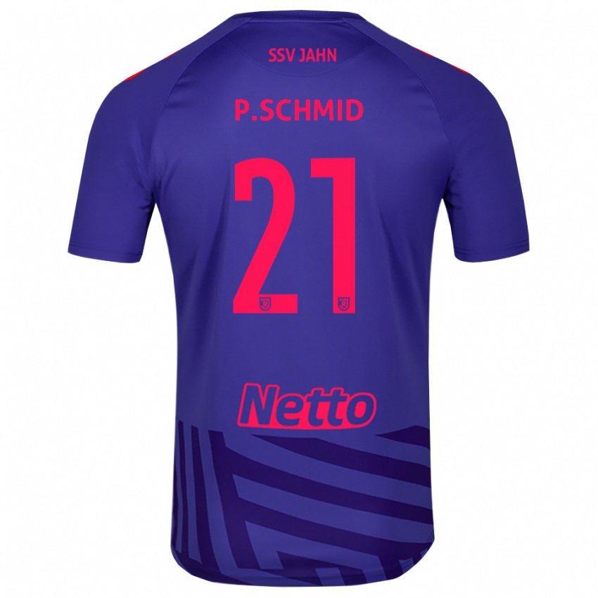 נשים Paul Schmid #21 כחול רויאל אדום חולצת שוער 2025/26 חולצה קצרה