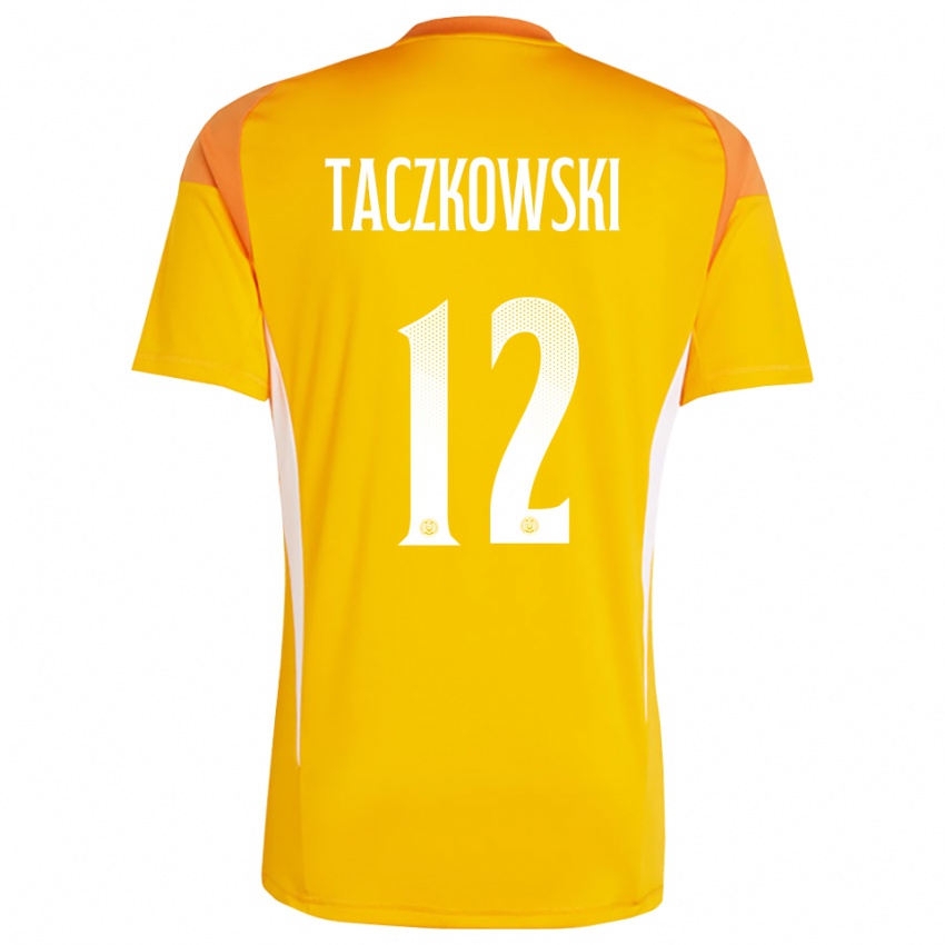 נשים סימון קונראד טצ׳קובסקי #12 כתום לבן חולצת שוער 2025/26 חולצה קצרה