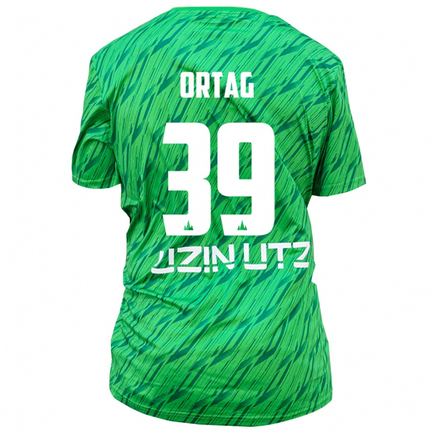 נשים כריסטיאן אורטאג #39 ירוק אדום חולצת שוער 2025/26 חולצה קצרה