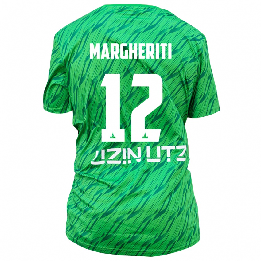 נשים דנילו מרגריטי #12 ירוק אדום חולצת שוער 2025/26 חולצה קצרה