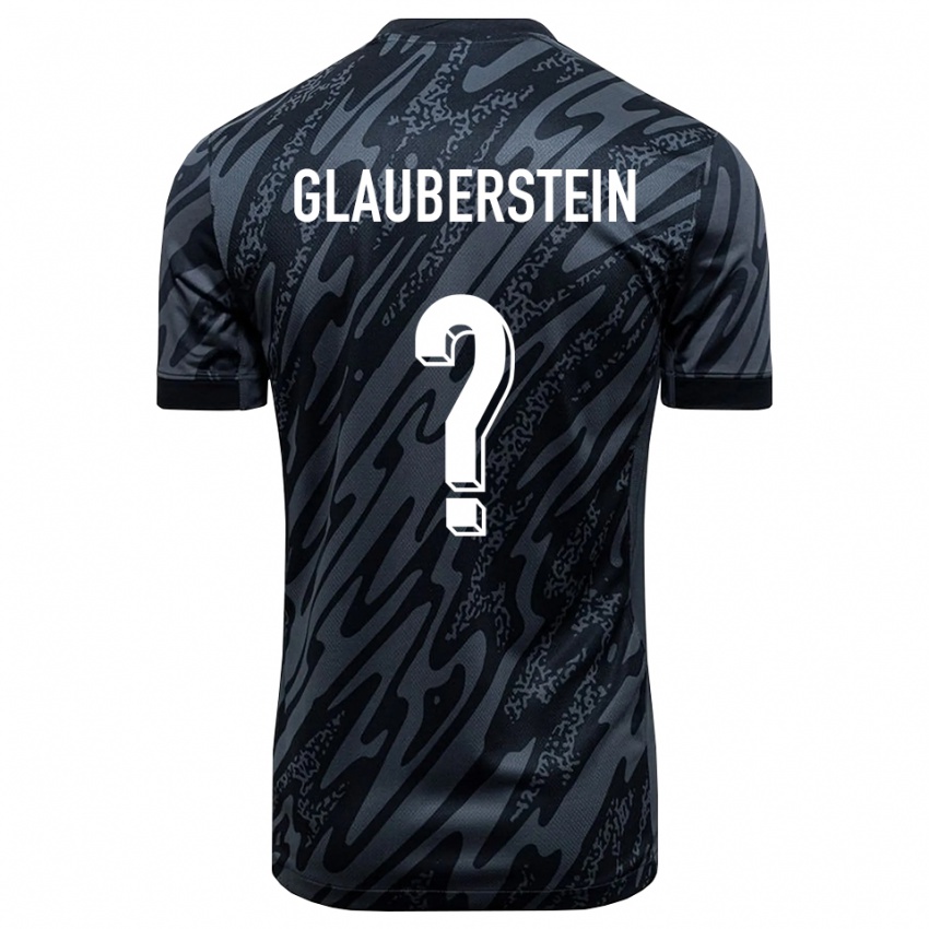 נשים Jonas Glauberstein #0 שחור אפור חולצת שוער 2025/26 חולצה קצרה