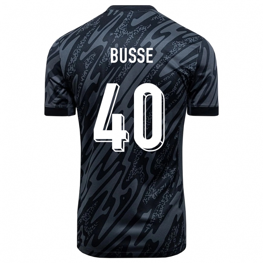 נשים ג׳ונה בוסה #40 שחור אפור חולצת שוער 2025/26 חולצה קצרה