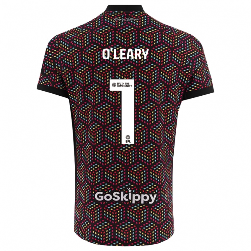 נשים מקס או'לירי #1 שחור לבן חולצת שוער 2025/26 חולצה קצרה