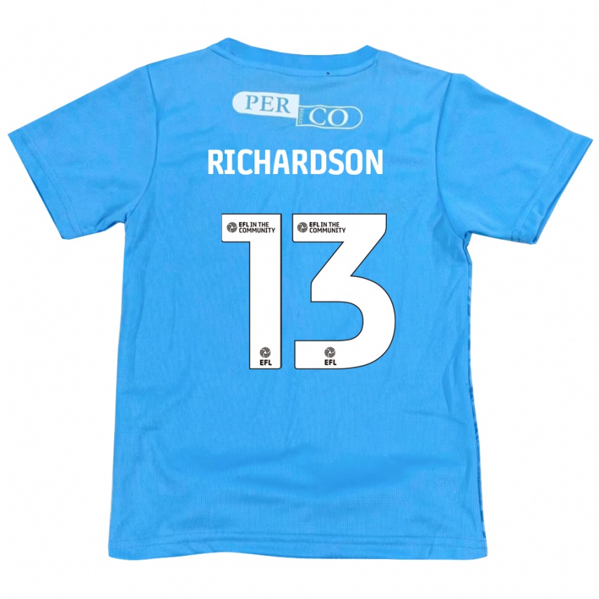 נשים Joseph Richardson #13 כחול לבן חולצת שוער 2025/26 חולצה קצרה