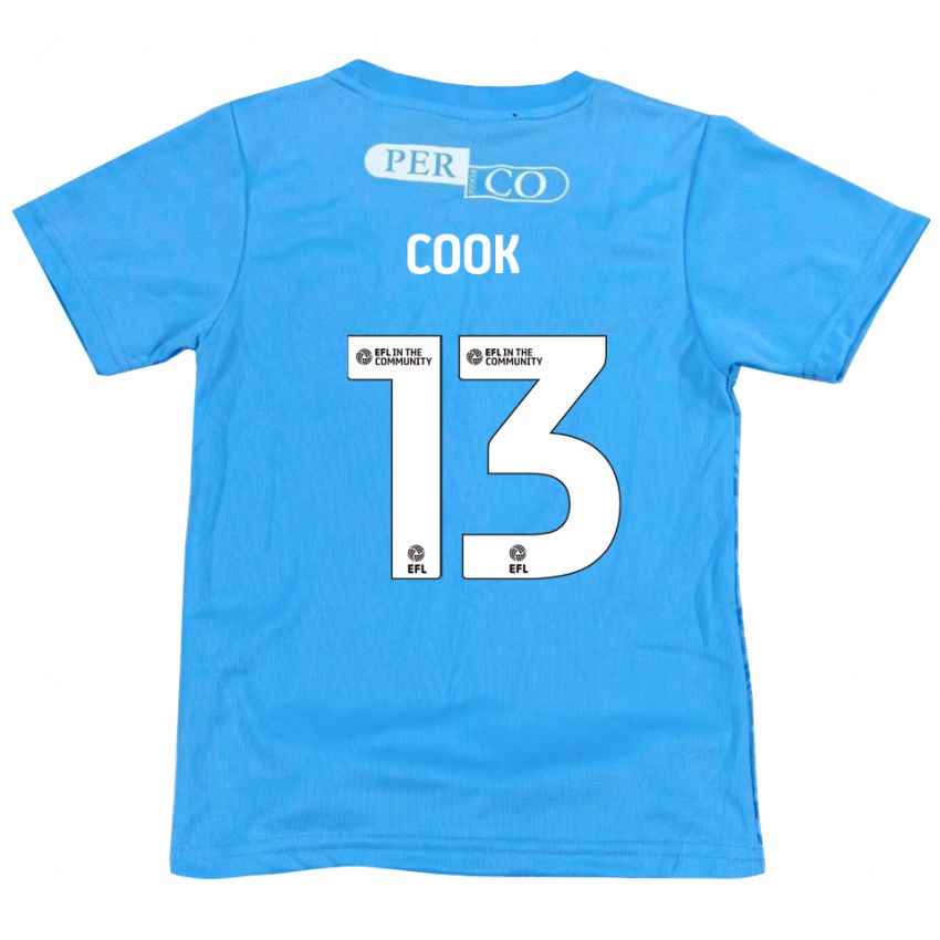 נשים רובי קוק #13 כחול לבן חולצת שוער 2025/26 חולצה קצרה