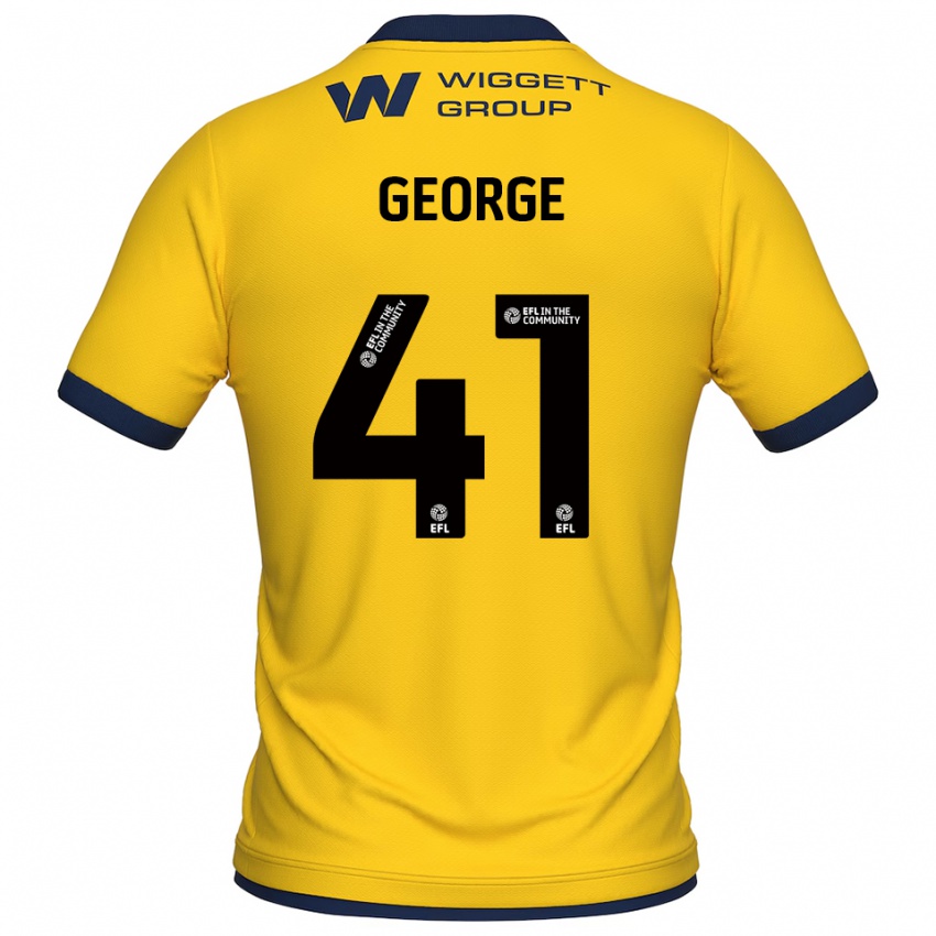 נשים ג'ורג' אוואנס #41 צהוב שחור חולצת שוער 2025/26 חולצה קצרה