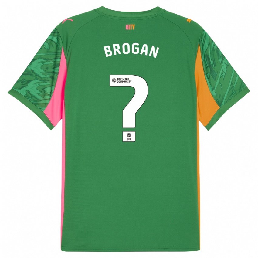 נשים Adam Brogan #0 ירוק כתום חולצת שוער 2025/26 חולצה קצרה