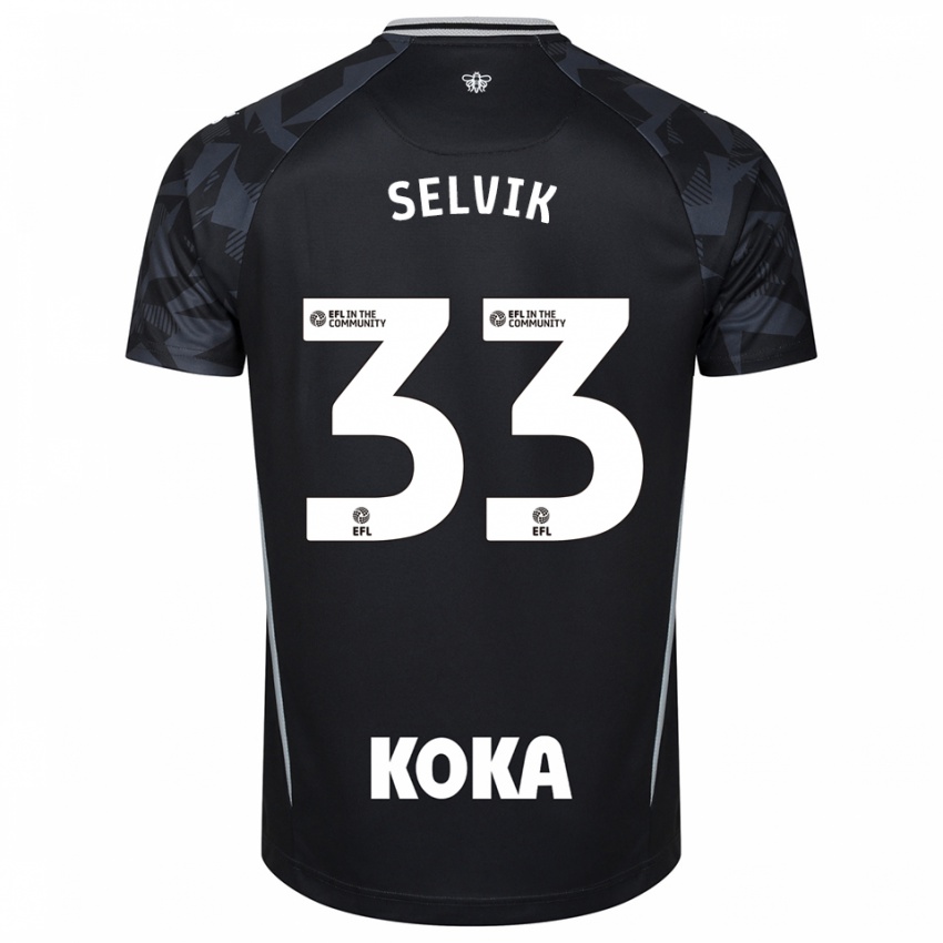 נשים אגיל סלוויק #33 כחול שחור חולצת שוער 2025/26 חולצה קצרה