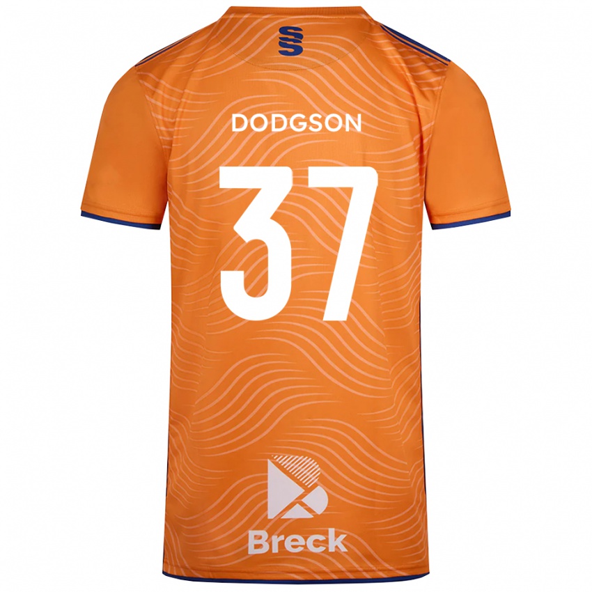 נשים איוואן דודגסון #37 שחור כתום חולצת שוער 2025/26 חולצה קצרה