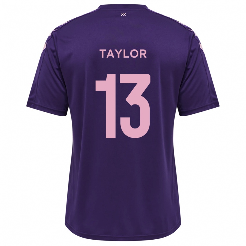 נשים Sam Taylor #13 סגול ורוד חולצת שוער 2025/26 חולצה קצרה