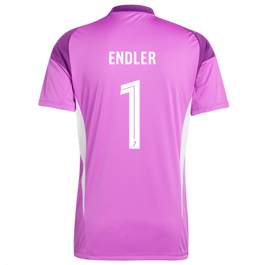 נשים כריסטיאנה אנדלר #1 לבנדר חולצת שוער 2025/26 חולצה קצרה