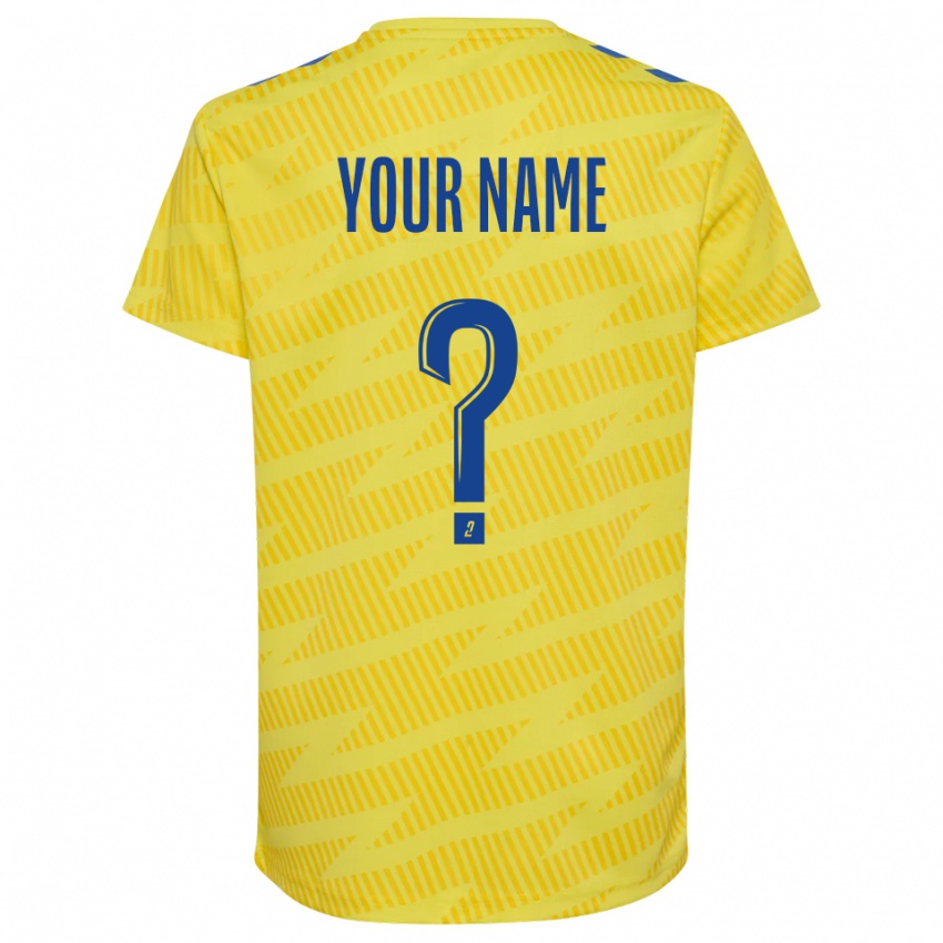 נשים סנט אטיין כחול צהוב חולצת שוער 2025/26 חולצה קצרה