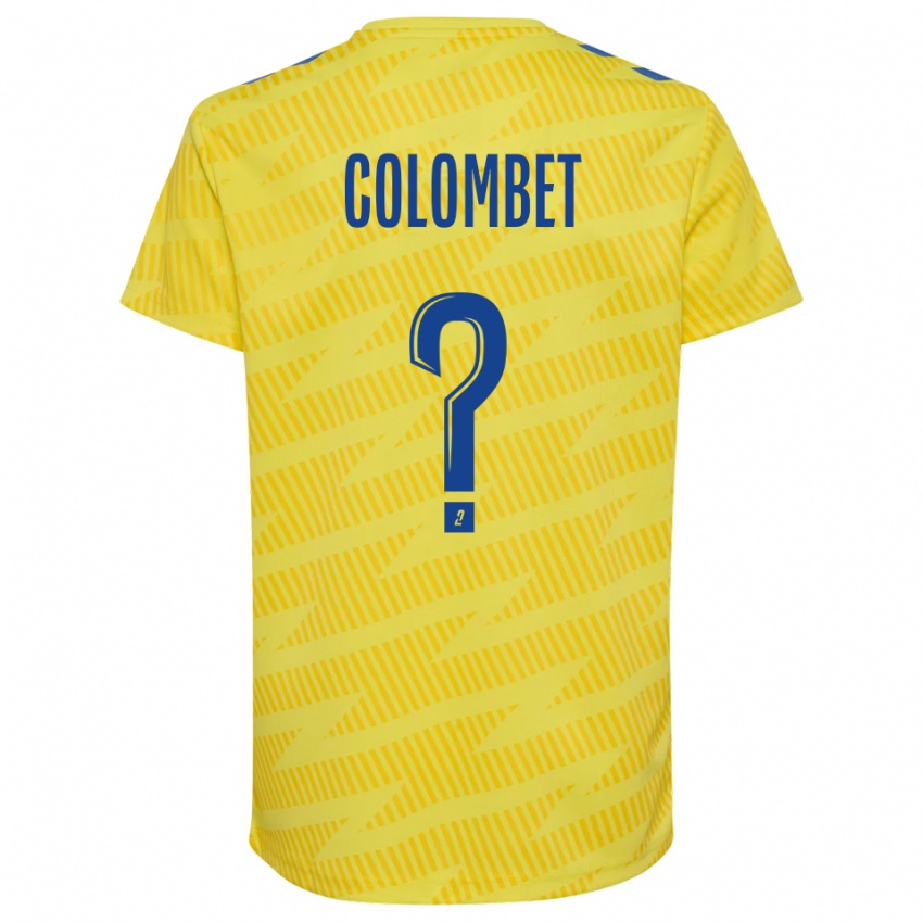 נשים Alexis Colombet #0 כחול צהוב חולצת שוער 2025/26 חולצה קצרה