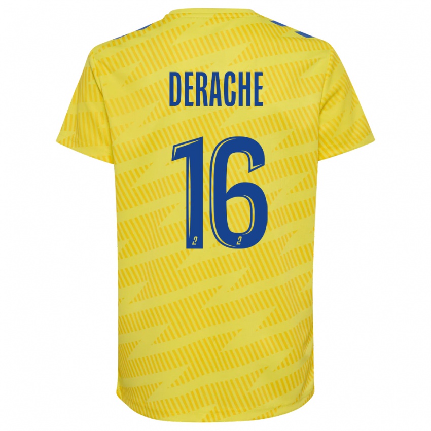 נשים ג׳וסף דראש #16 כחול צהוב חולצת שוער 2025/26 חולצה קצרה