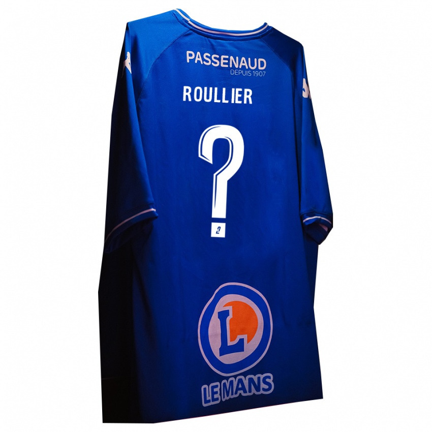 נשים Alec Roullier #0 לבן כחול מלכותי חולצת שוער 2025/26 חולצה קצרה