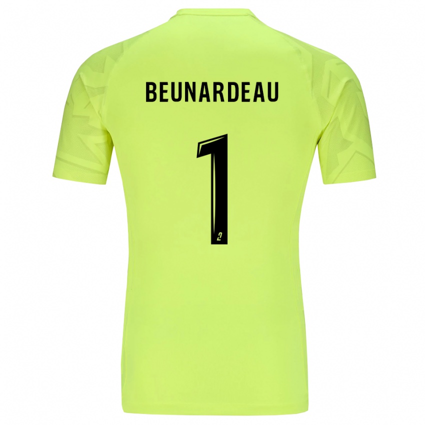 נשים קוונטין בונארדו #1 ירוק ניאון חולצת שוער 2025/26 חולצה קצרה