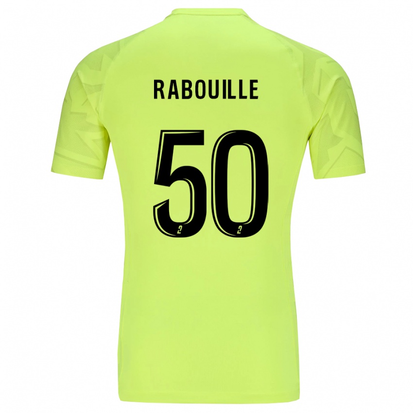 נשים ולנטין רבוויל #50 ירוק ניאון חולצת שוער 2025/26 חולצה קצרה