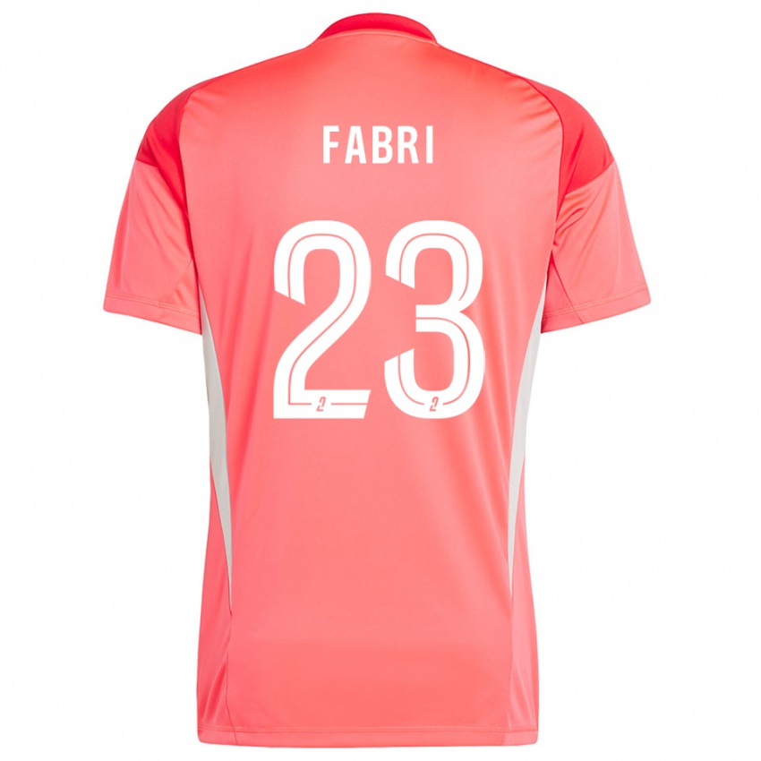 נשים ג׳וליאן פברי #23 לבן אדום כתום חולצת שוער 2025/26 חולצה קצרה