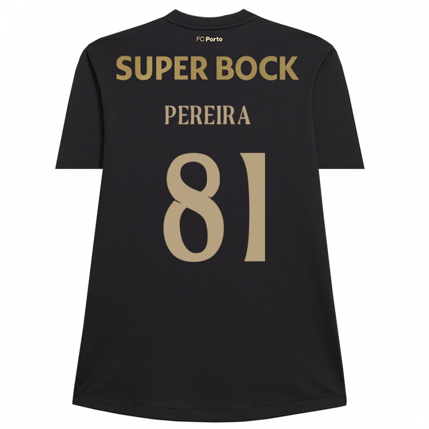 נשים Martim Pereira #81 שחור חום חולצת שוער 2025/26 חולצה קצרה