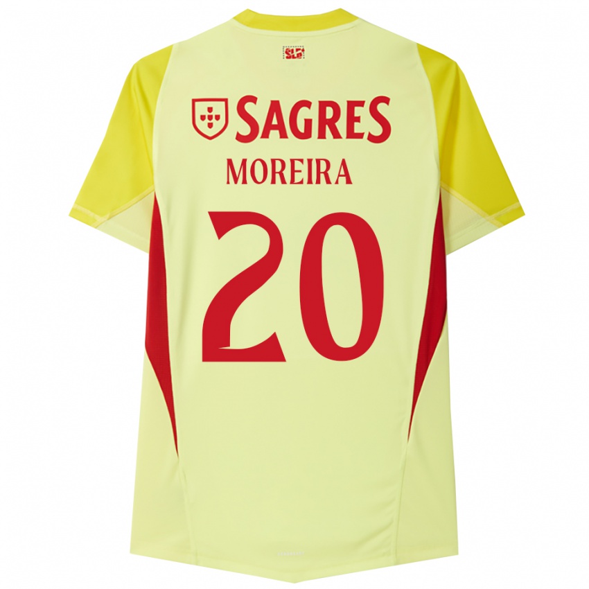 נשים אנדרה קמפוס מוריירה #20 צהוב אדום חולצת שוער 2025/26 חולצה קצרה