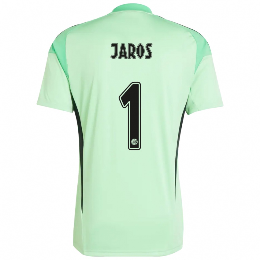 נשים ויטזסלאב יארוש #1 ירוק בהיר שחור חולצת שוער 2025/26 חולצה קצרה