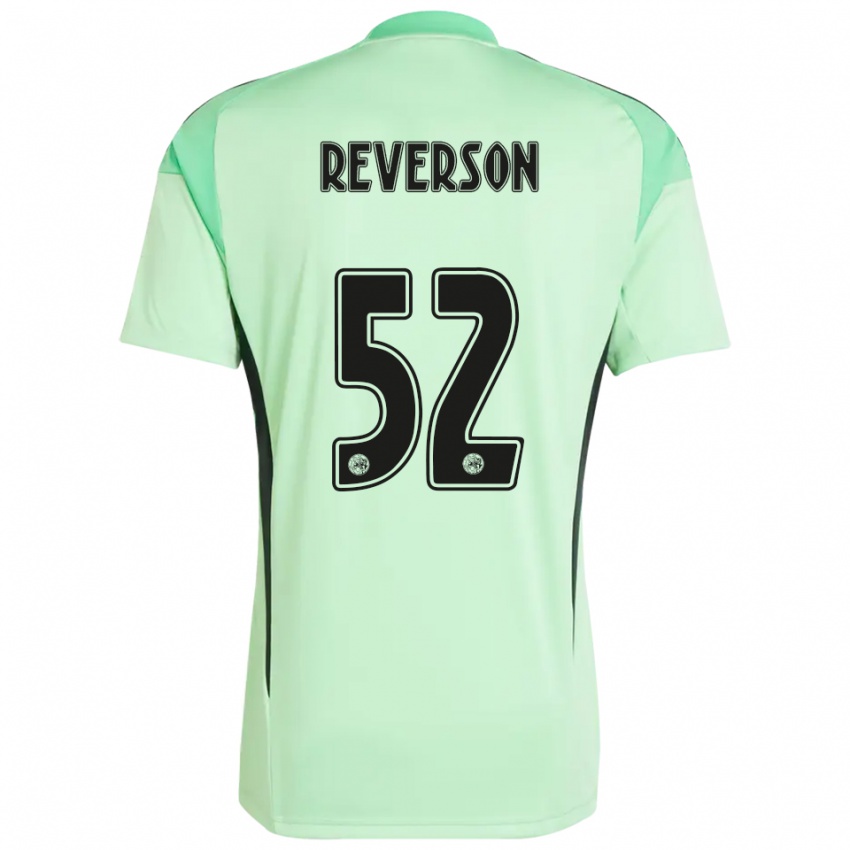 נשים פול פיטרס רוורסון #52 ירוק בהיר שחור חולצת שוער 2025/26 חולצה קצרה